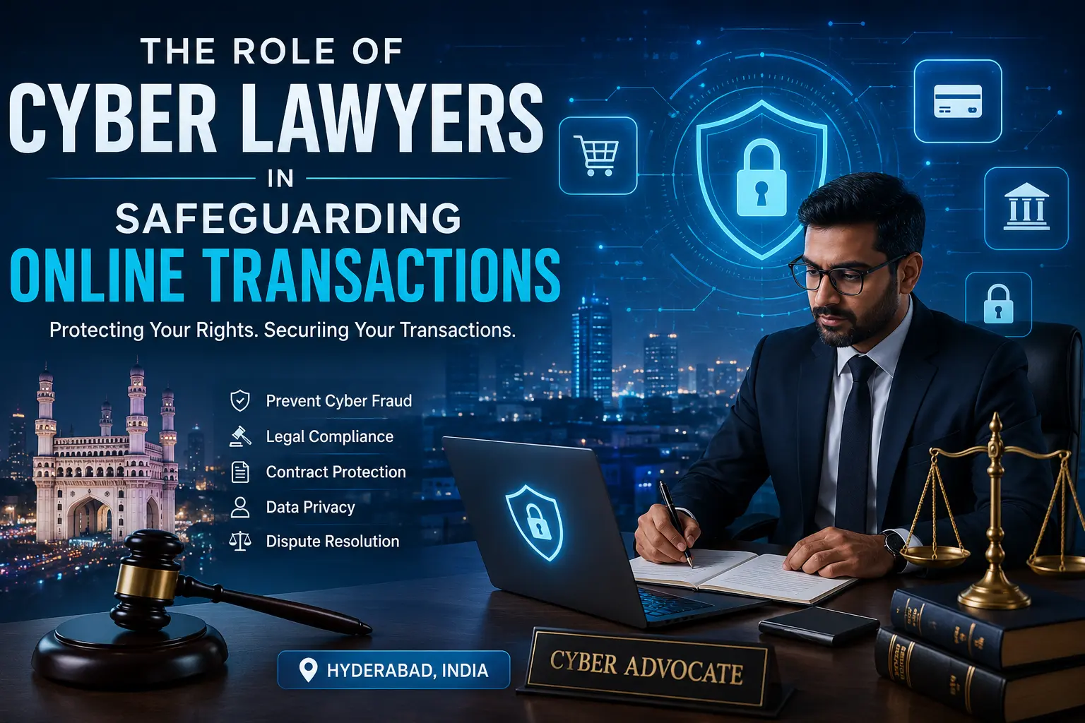 Role of Cyber Lawyers in Safeguarding Online Transactions