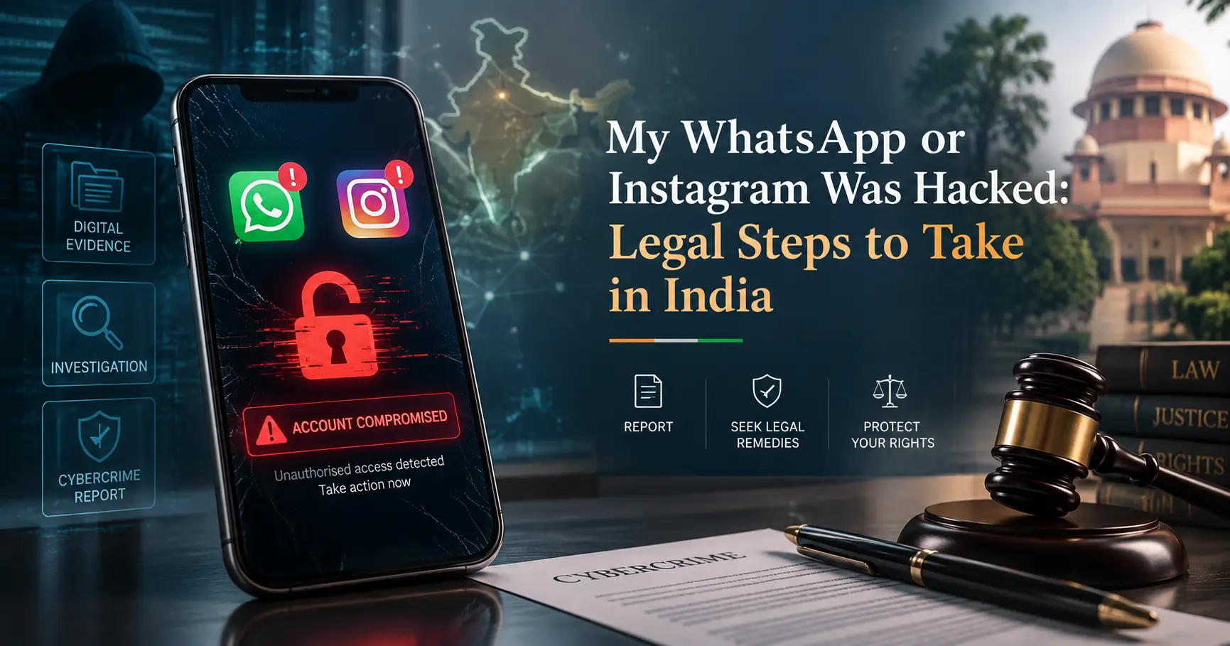 My WhatsApp or Instagram Was Hacked: Legal Steps to Take in India